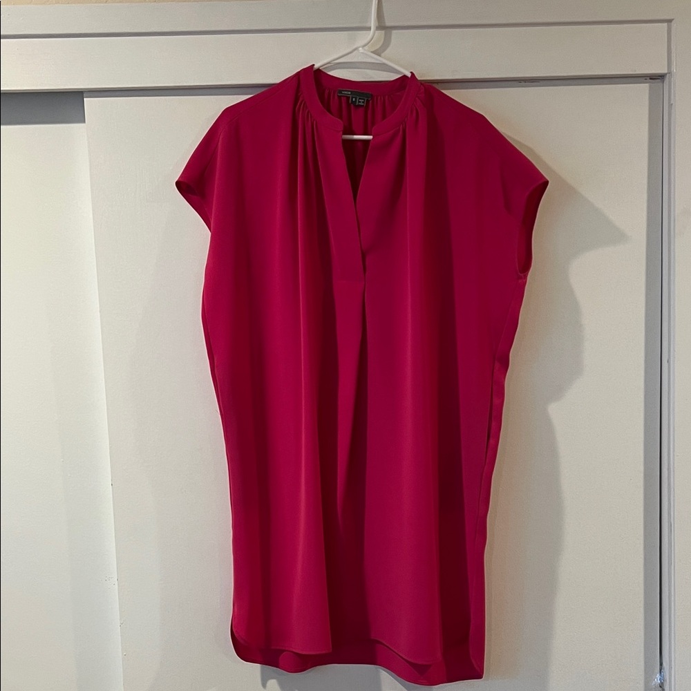 Vince Vibrant Pink Mini Dress